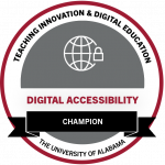 digital accessibility badge